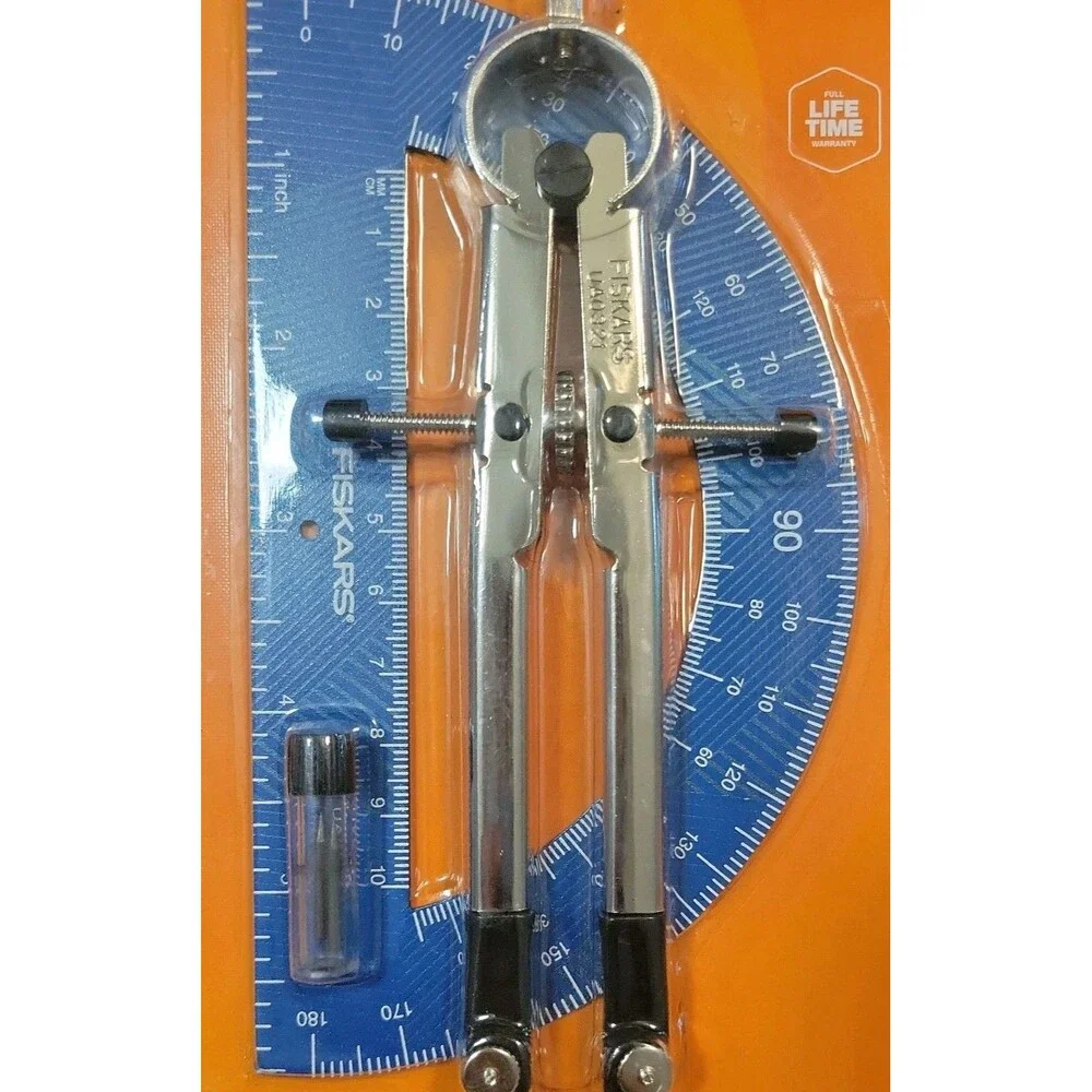 NEW!! FISKARS METAL COMPASS (12